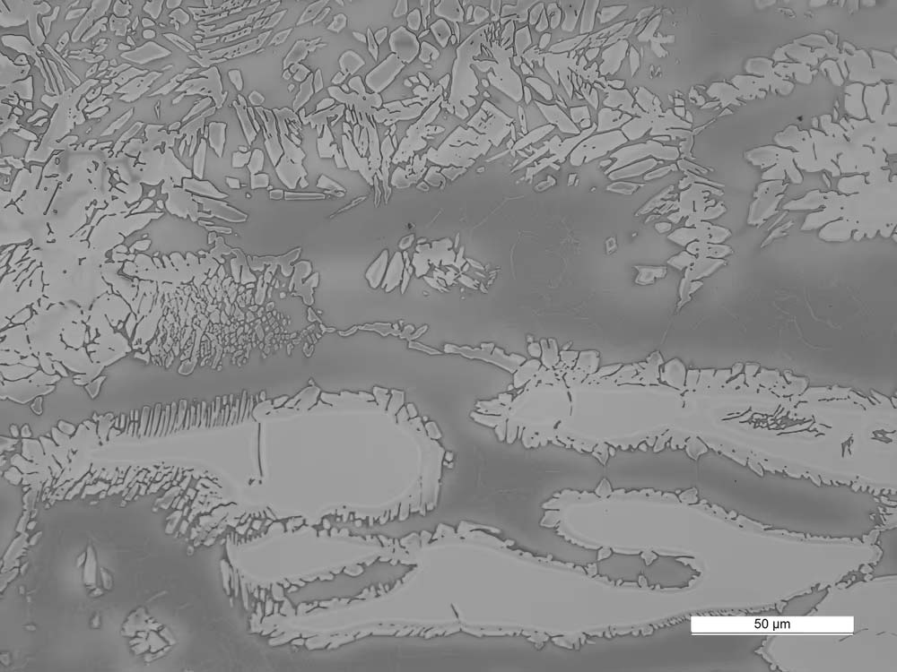 Photomicrograph stainless steel tube